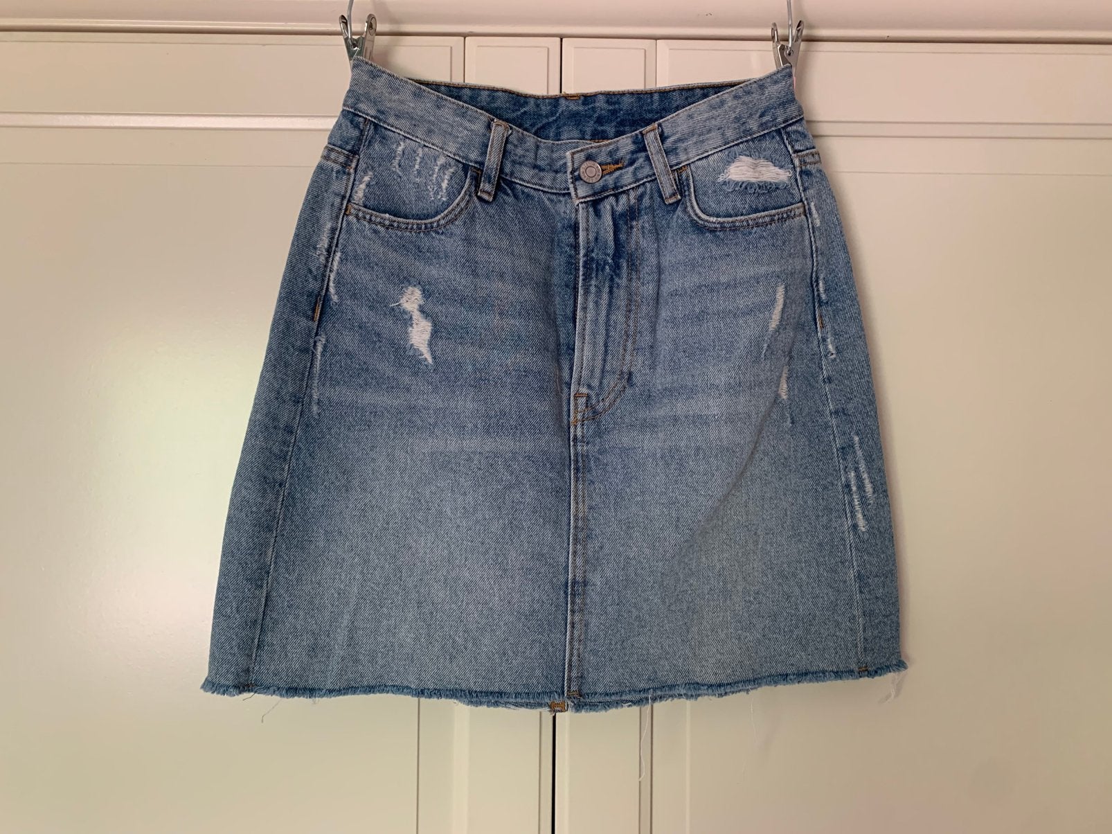 Jeansrok h&m 34, Kleding | Dames, Rokken, Blauw, Nieuw, Ophalen of Verzenden, Knielengte