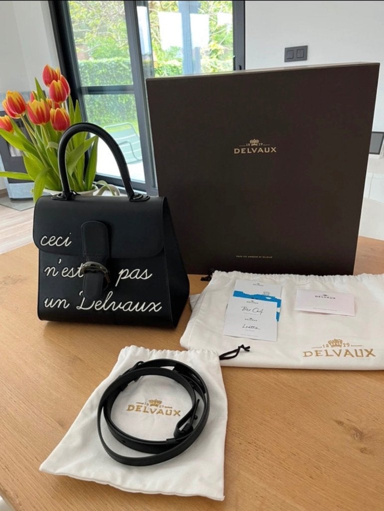 Delvaux Brillant, Ophalen, Nieuw, Zwart, Handtas