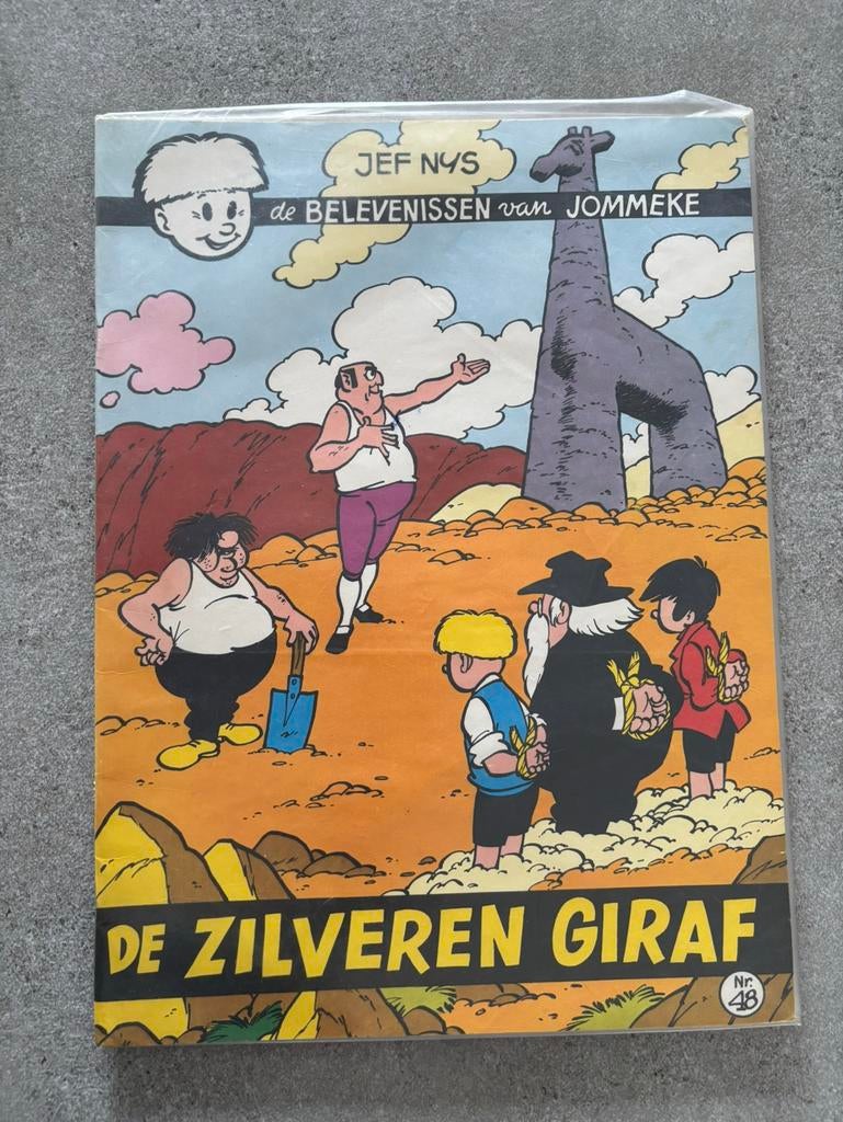 Oude strip Jommeke - De zilveren giraf, Boeken, Ophalen, Zo goed als nieuw