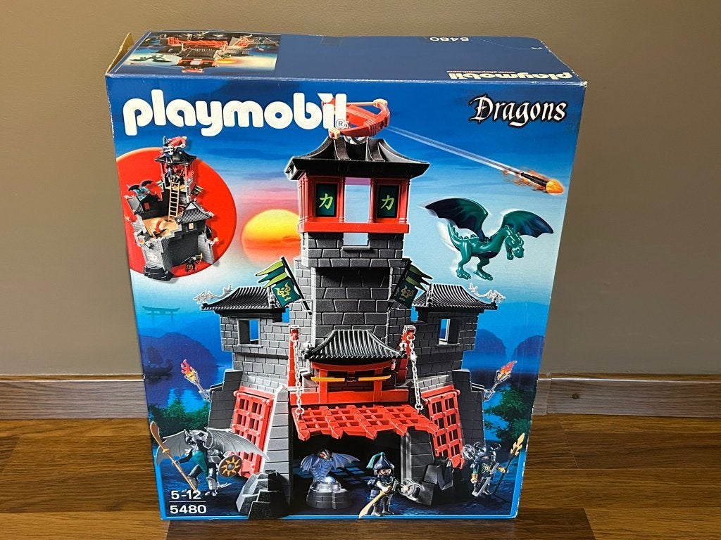 Playmobil Le Château du Dragon 5480, Enfants & Bébés, Utilisé, Dragons, Château/Fort, Kit complet