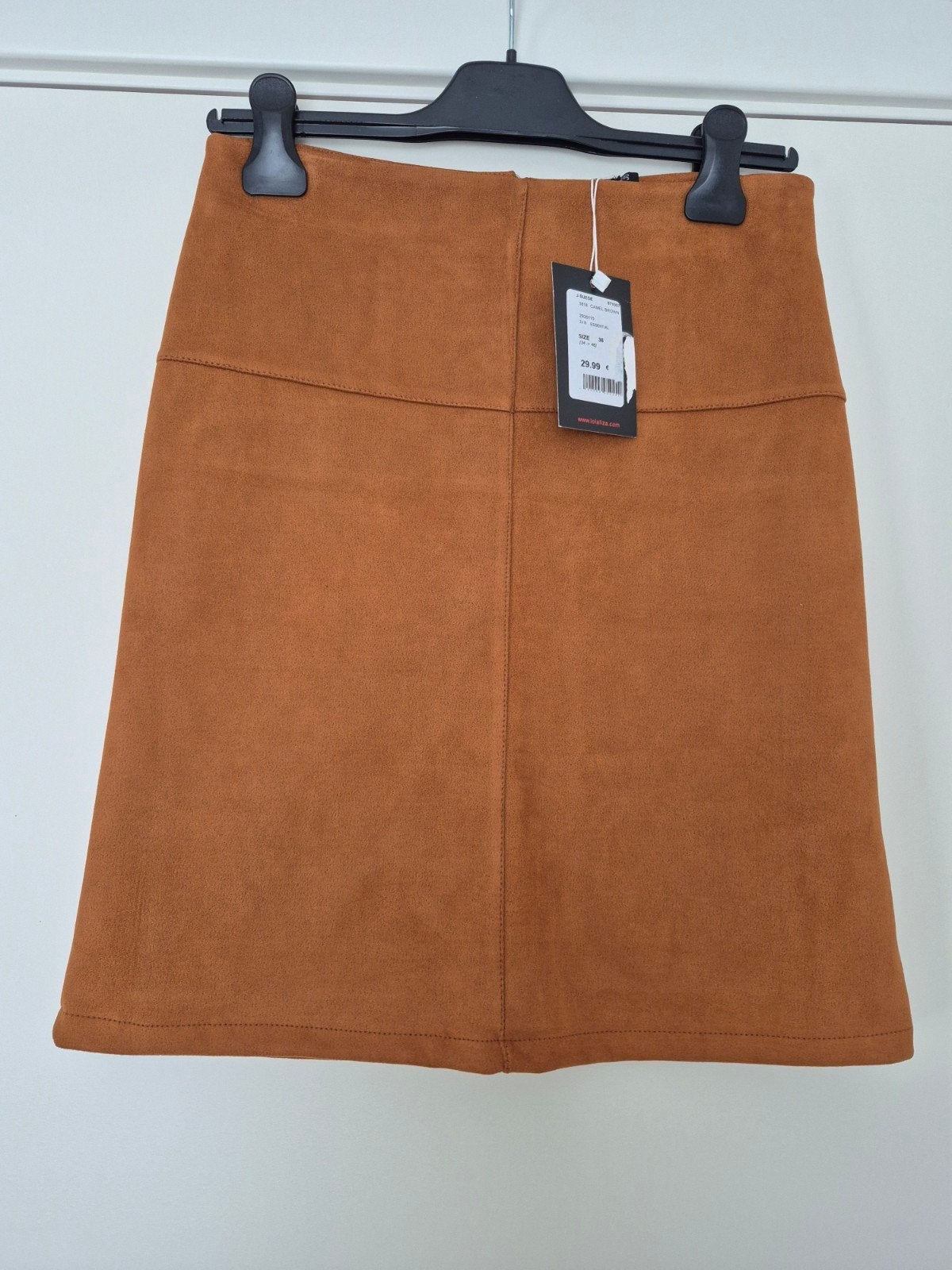 Jupe en daim marron clair de Lola & Liza taille 36, Neuf, Enlèvement ou Envoi, Lola & Liza, Taille 36 (S)