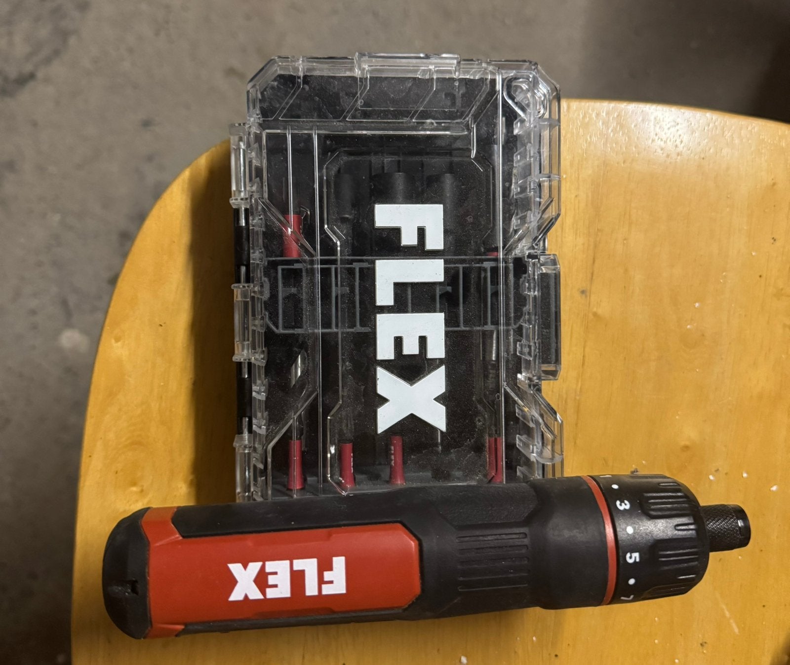 Flex elektrische schroevendraaier., Doe-het-zelf en Bouw, Ophalen, Zo goed als nieuw, Schroevendraaier