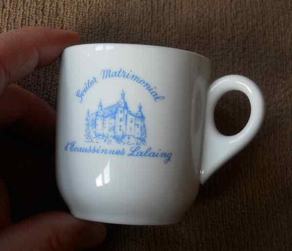 Tasse Goûter Matrimonial d' Ecaussinnes - Lalaing - Baudour, Antiquités & Art, Enlèvement