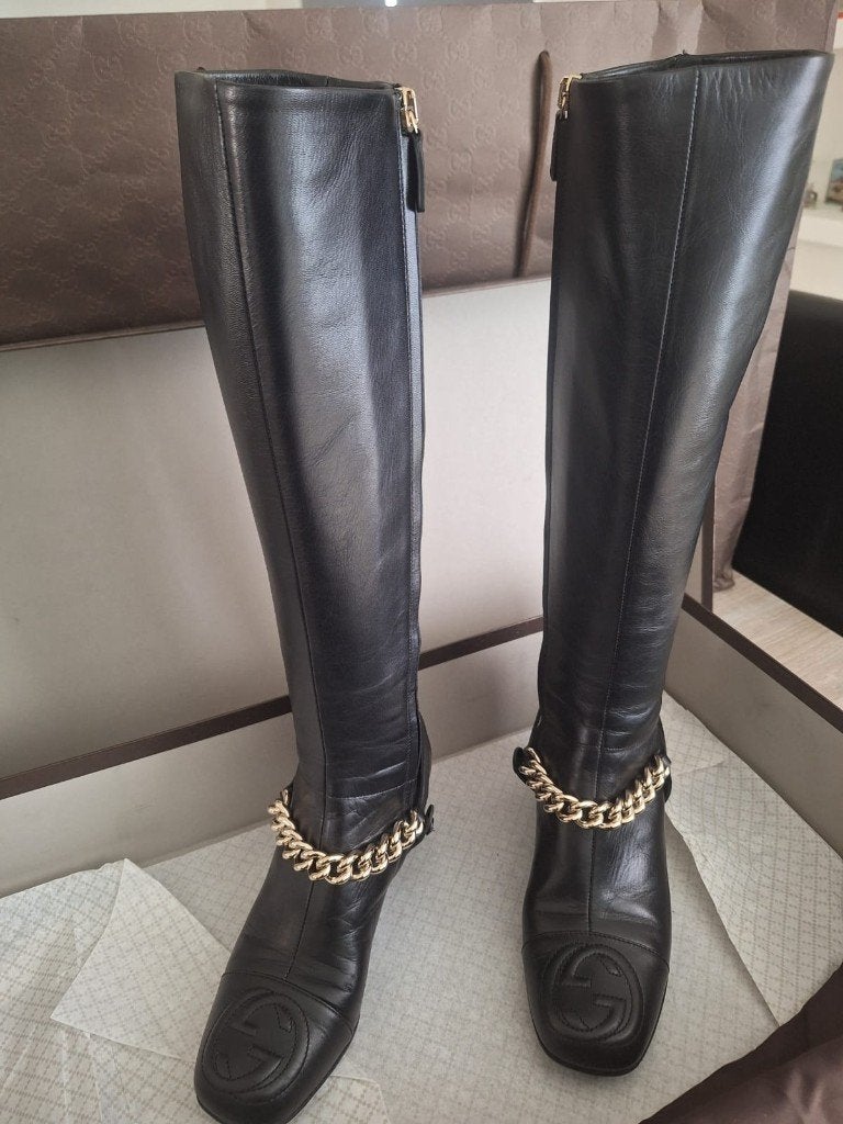 Bottes, Kleding | Dames, Hoge laarzen, Zwart, Zo goed als nieuw, Ophalen