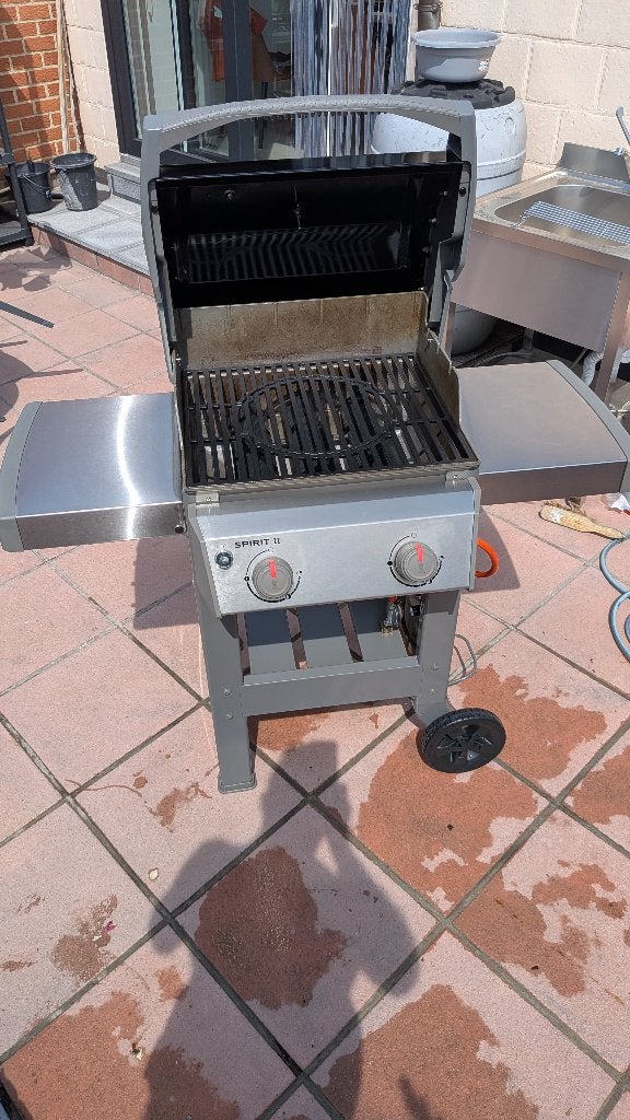 Weber gasbarbecue, Tuin en Terras, Gasbarbecues, Ophalen, Zo goed als nieuw, Weber
