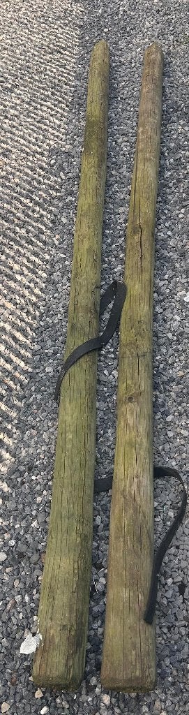 Tuinpaal rond 2stuks, Ophalen, Gebruikt, 180 tot 250 cm, Palen