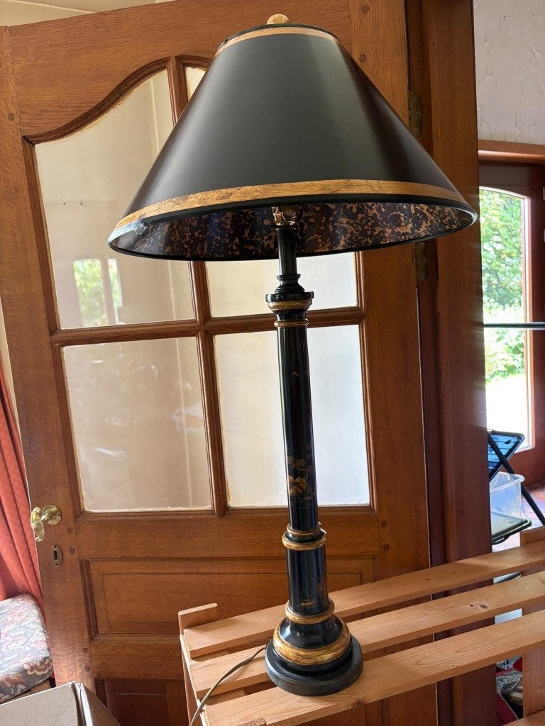 2 Lampes de table, Doré, Comme neuf, Enlèvement, Lampe de chevet