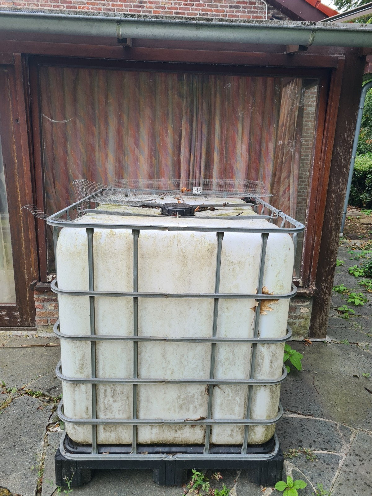 wateropslagtank 1m³ 1000l, 150 litres ou plus, Enlèvement, Utilisé, Synthétique