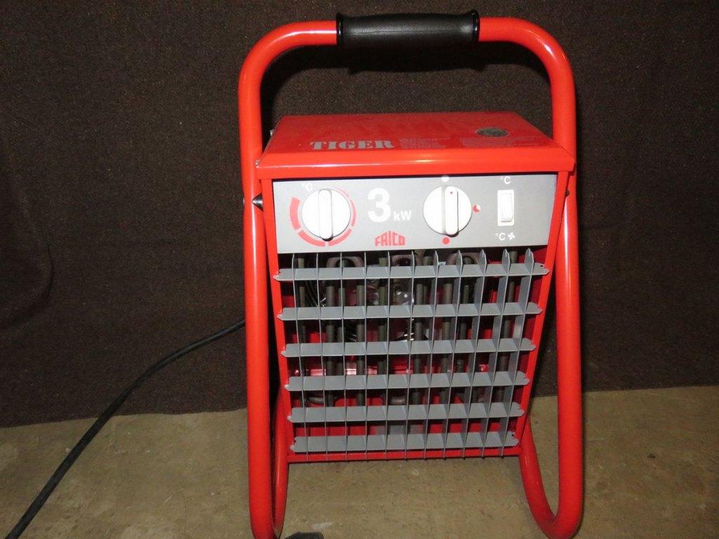 Frico Tiger mobiele elektrische warmeluchtblazer, Ophalen, Zo goed als nieuw, 800 watt of meer, Radiator