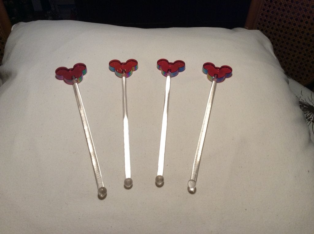 4 Roerstokjes DISNEY   ( Nieuw ), Verzamelen, Disney, Ophalen, Nieuw