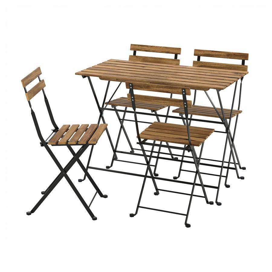 Table et 4 chaises de jardin pliables, Enlèvement, Neuf, Pliant