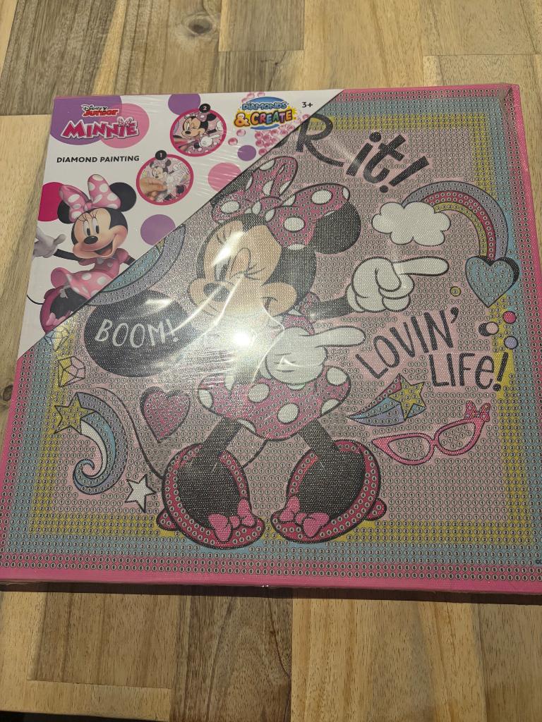 Minnie diamond painting, Hobby & Loisirs créatifs, Neuf, Film en tv, Diamond painting, Enlèvement