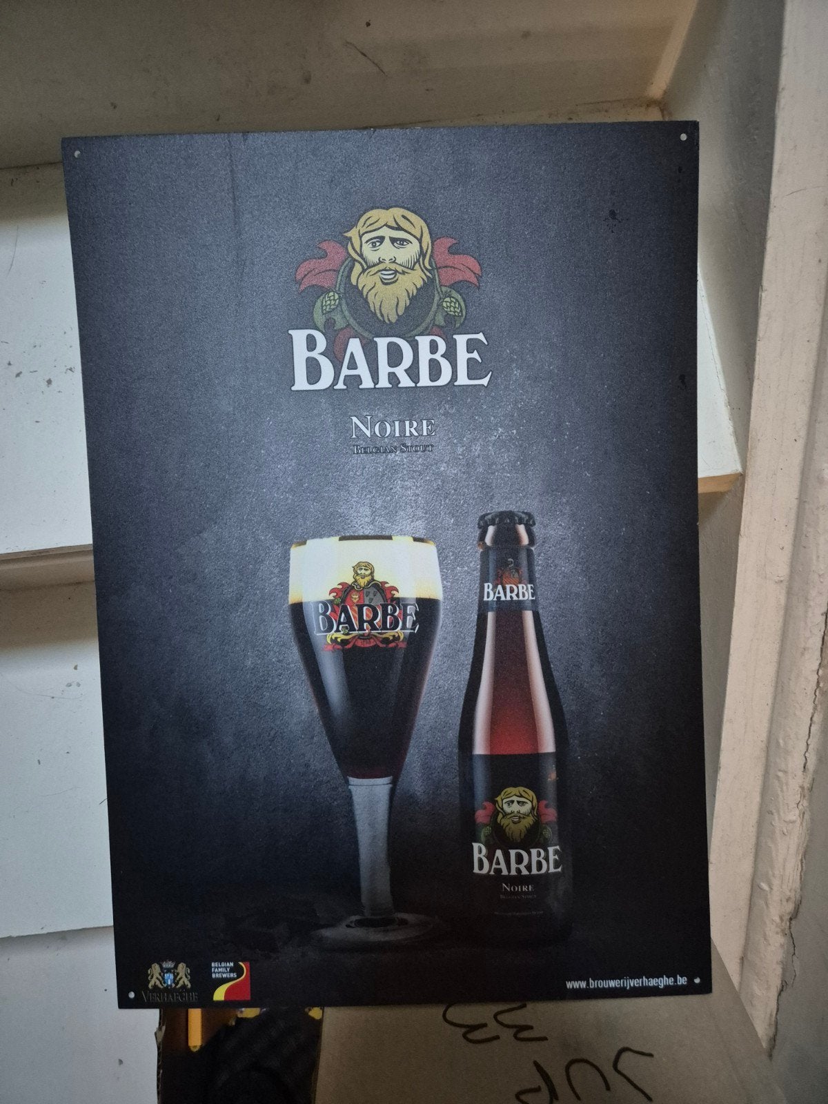 plaat barbe noire bier, Verzamelen, Verzenden