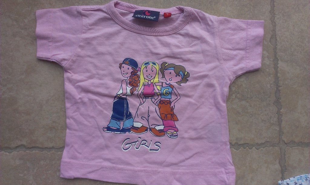 Nieuwe roze t-shirt mt 92, Kinderen en Baby's, Meisje, Ophalen of Verzenden, Shirt of Longsleeve, Nieuw