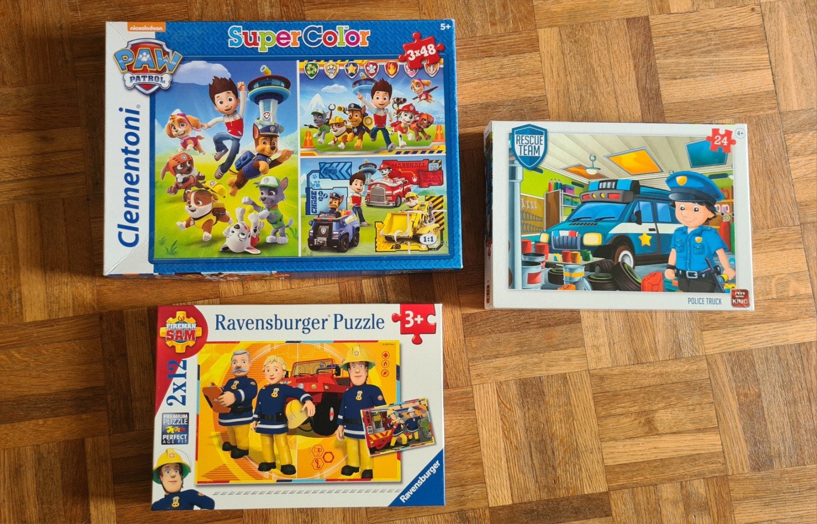 Lot de 3 boîtes de puzzles, Enlèvement ou Envoi, Utilisé