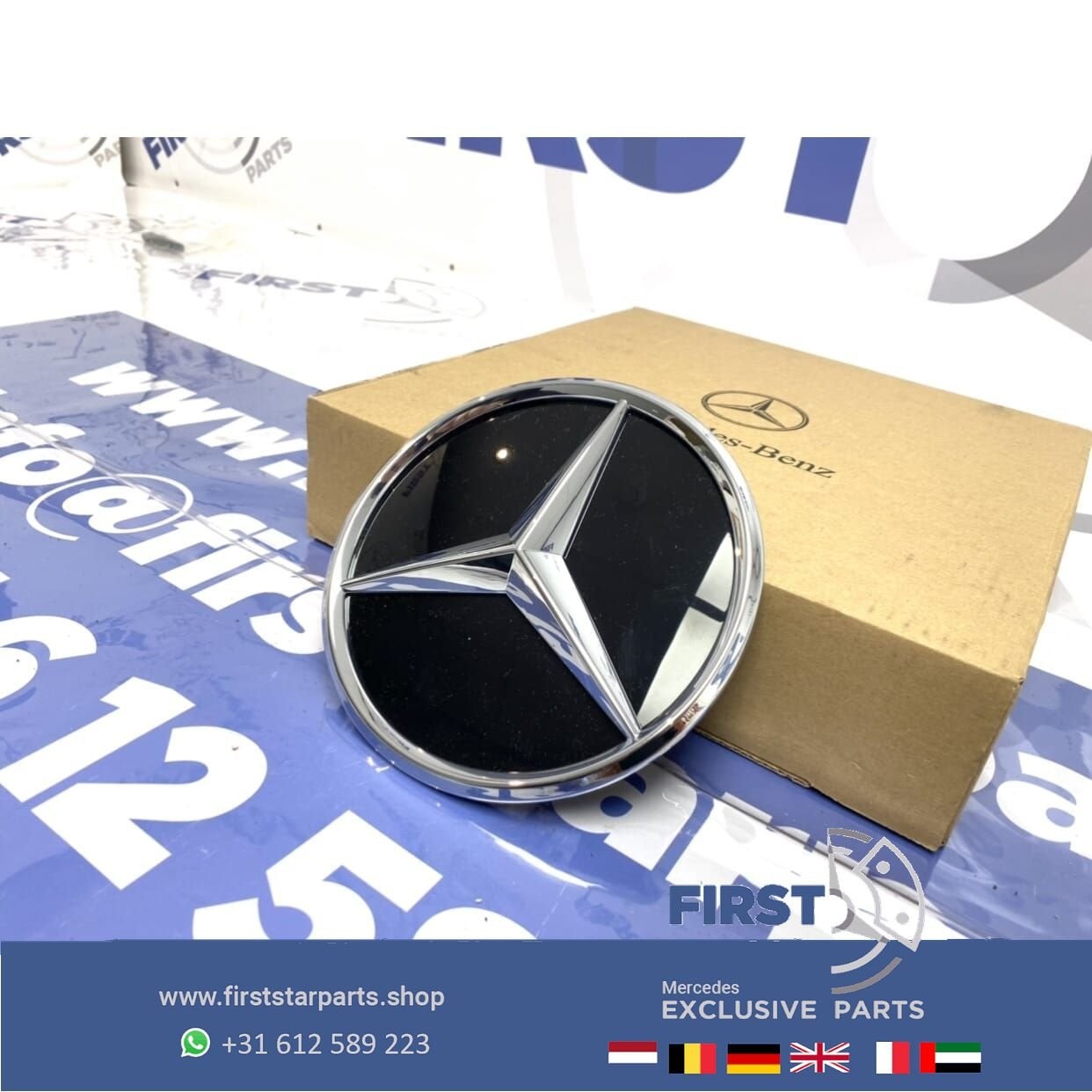 Mercedes STER LOGO CHROOM W176 W177 W205 W117 W118 W213 W238