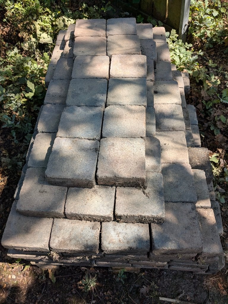 Betonklinkers, Béton, Enlèvement, Utilisé, Briques