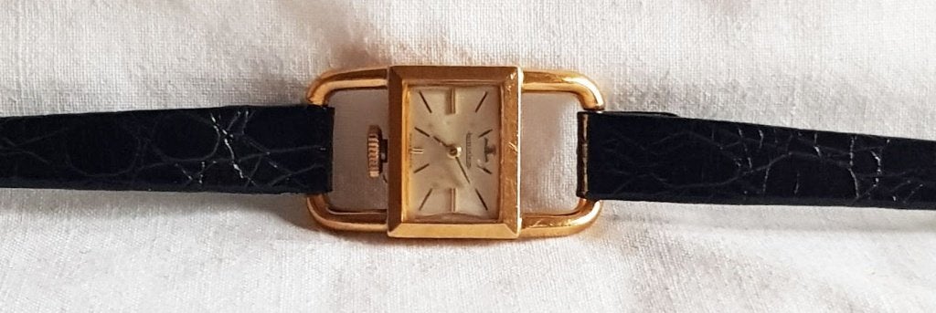 Jaeger Le Coultre - Hermès - or 18 carats pour femme., Bijoux, Sacs & Beauté, Bijoux anciens, Enlèvement ou Envoi, Or, Autres types