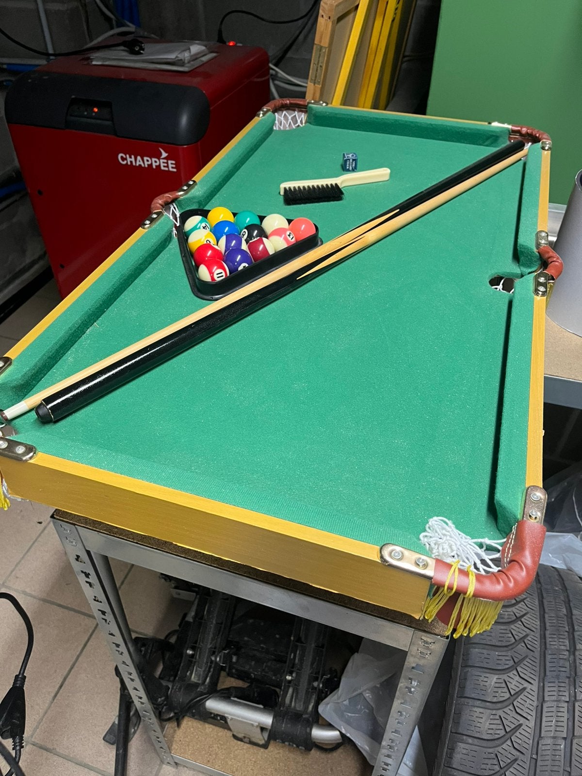 Mini billard (solide !!), Enlèvement, Utilisé, Table de billard