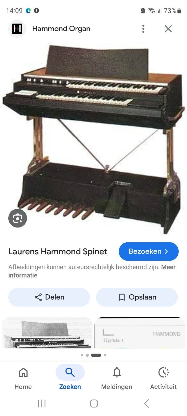 Hammond porta B  GEZOCHT, Ophalen of Verzenden