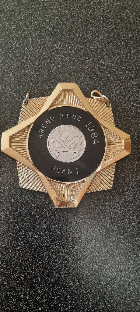Medaille Arend Prins Aalst carnaval Jean I 1984, Ophalen of Verzenden