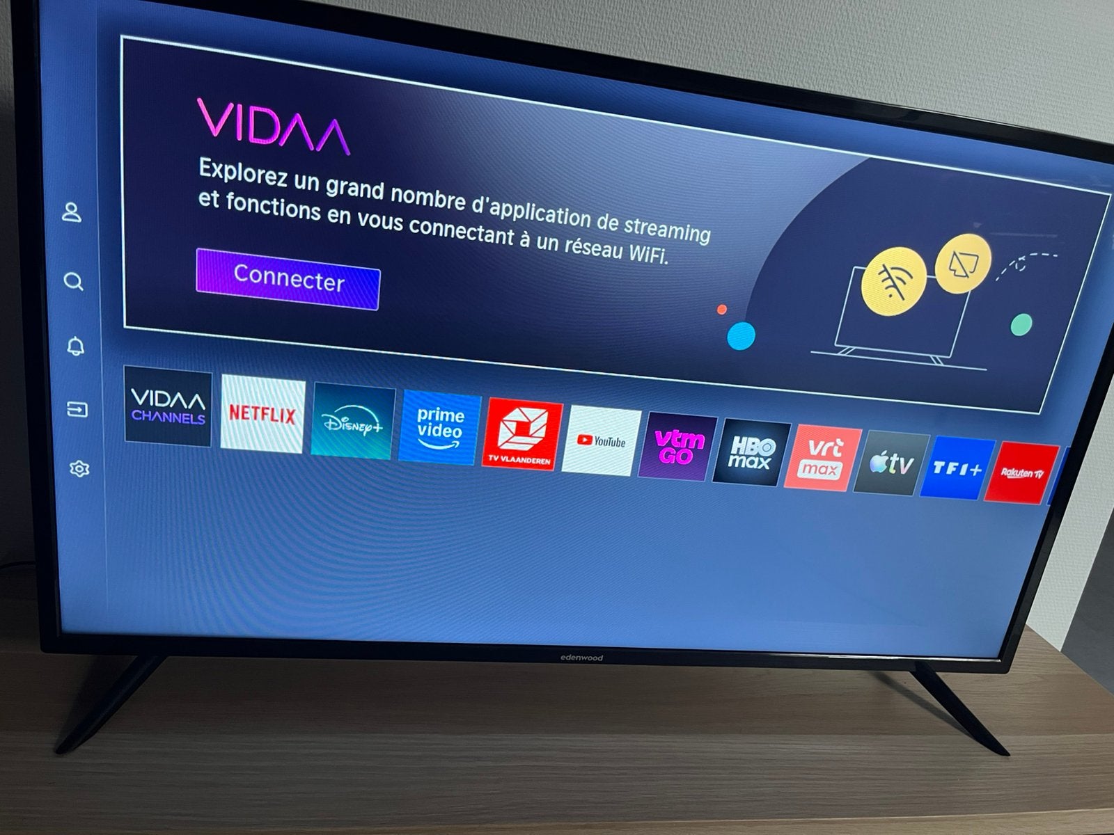 TV Full HD 40" Edenwood ED40A02FHD-EL, Ophalen, Zo goed als nieuw