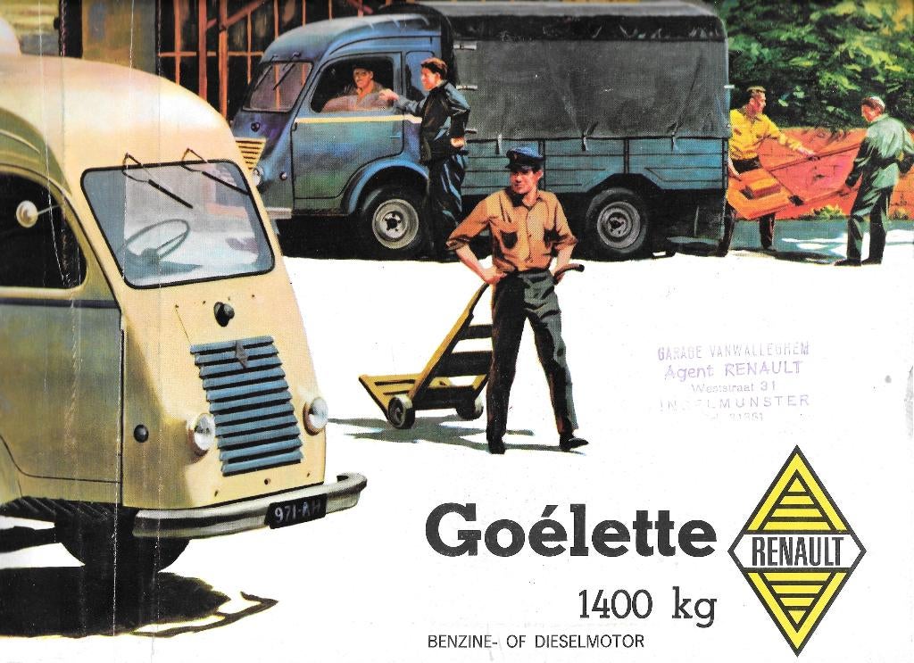 RENAULT GOELETTE  1958, Ophalen of Verzenden, Zo goed als nieuw, Renault