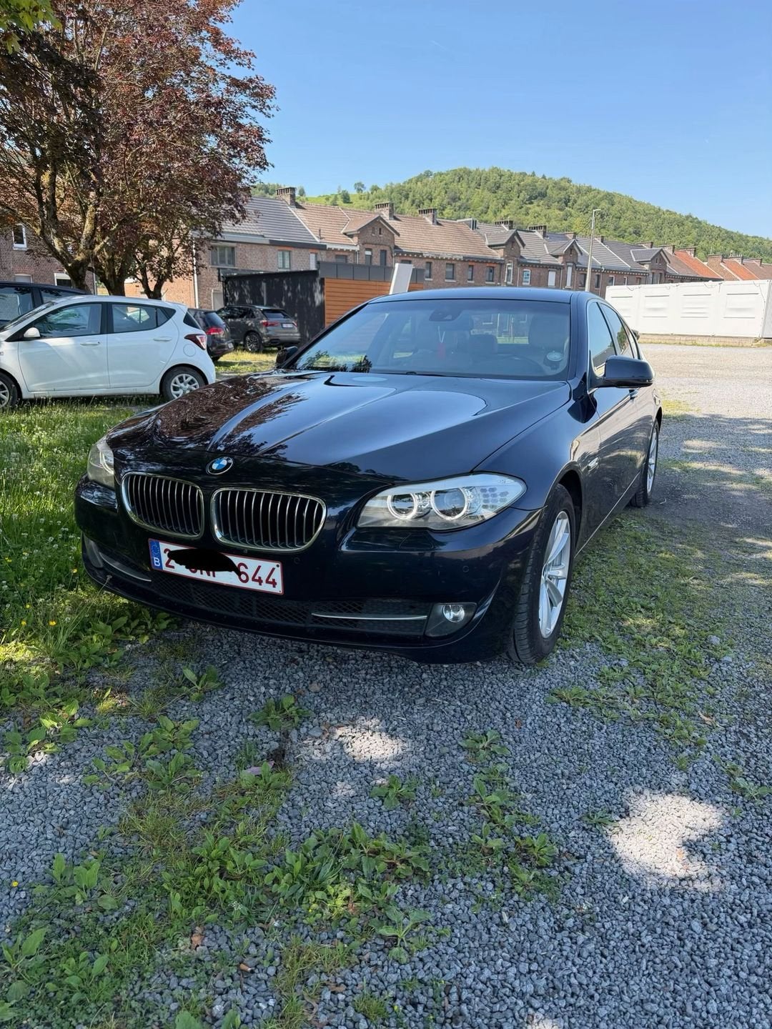BMW 520D F10 2013 Km 270000 EfficientDynamics, Auto's, BMW, Particulier, Automatische klimaatregeling, Diesel, Automaat, Beige