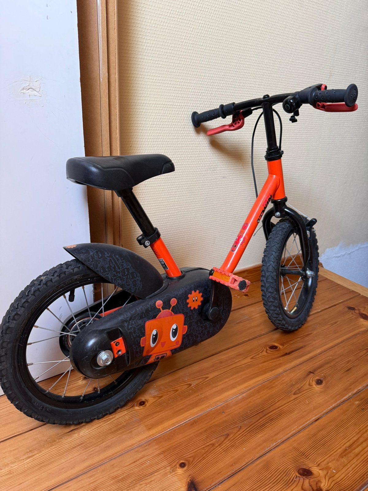Fiets jongen 14 inch, Ophalen, Zo goed als nieuw, Velgrem, Minder dan 16 inch