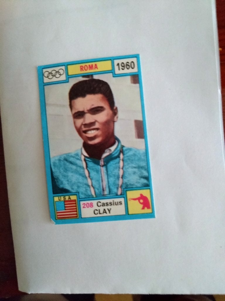 billet pour panini Cassius Clay (Muhammad Ali), Collections, Enlèvement ou Envoi, Comme neuf, Sport