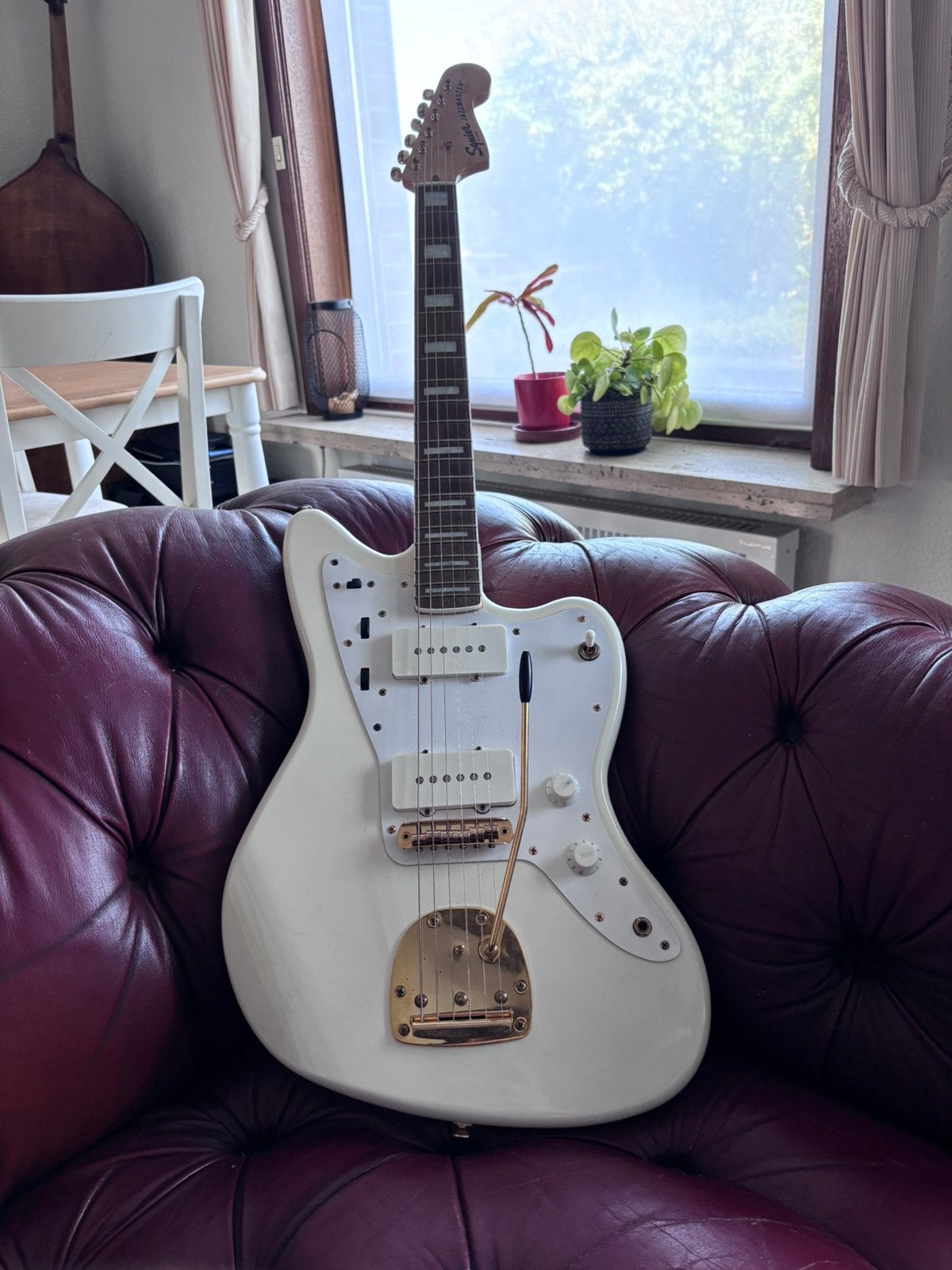 Squier Jazzmaster, Muziek en Instrumenten, Ophalen, Zo goed als nieuw