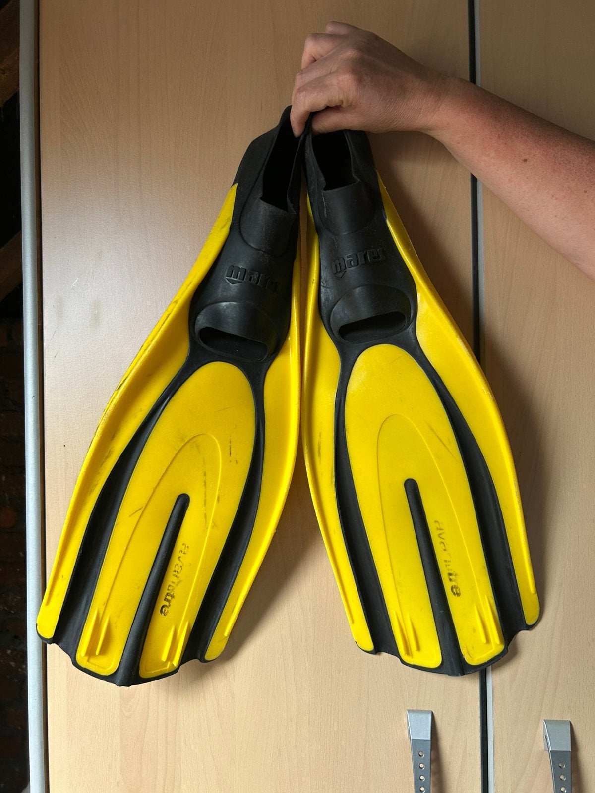 Zwemvliezen, Sports nautiques & Bateaux, Plongée, Enlèvement, Utilisé, Palmes de natation ou de plongée