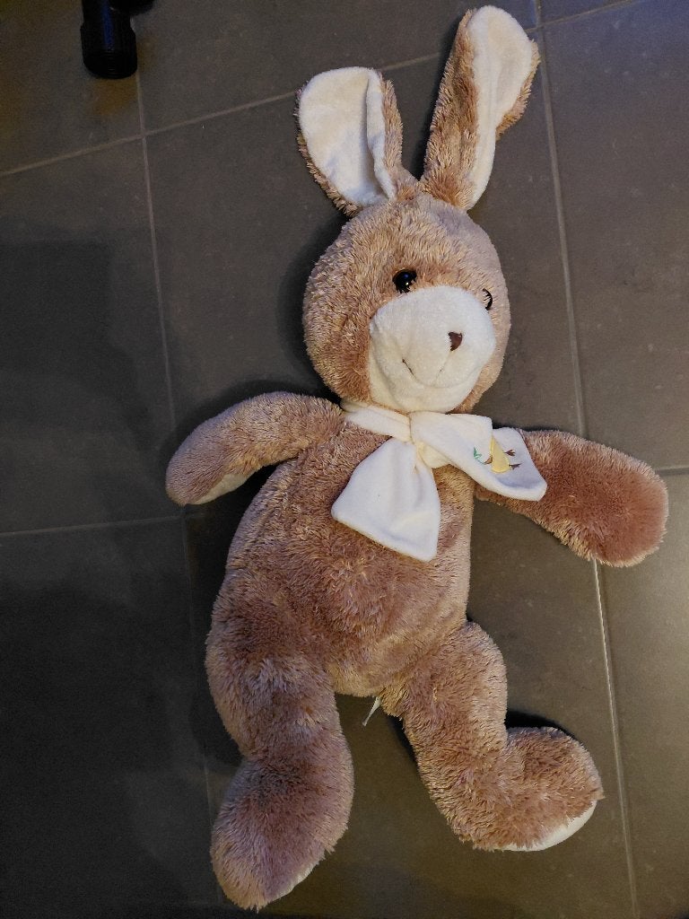 groot knuffel konijn, Kinderen en Baby's, Ophalen of Verzenden, Zo goed als nieuw, Konijn