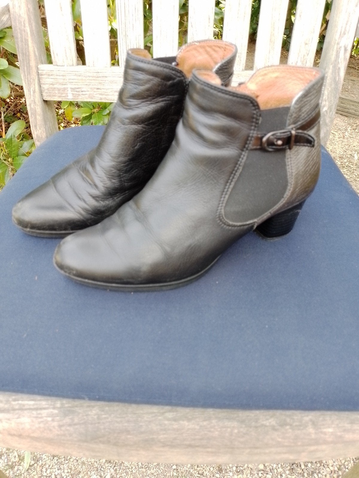 Enkellaarsjes met gesp m 38, Kleding | Dames, Schoenen, Ophalen, Zwart