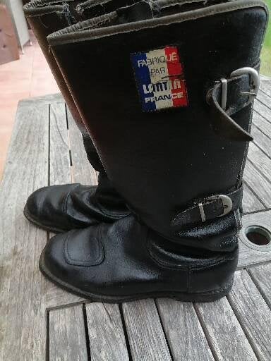 retro motorlaarzen Lantin mt 41, Motoren, Ophalen