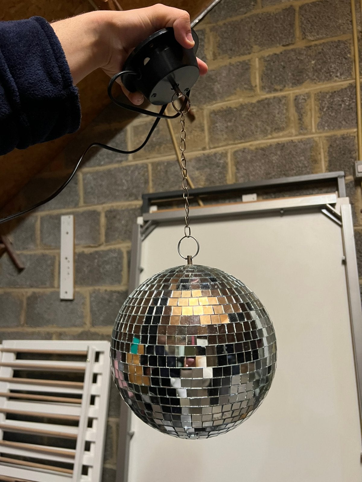 Discobol met echt glas/ 22 cm diameter, Muziek en Instrumenten, Ophalen, Zo goed als nieuw, Discobol