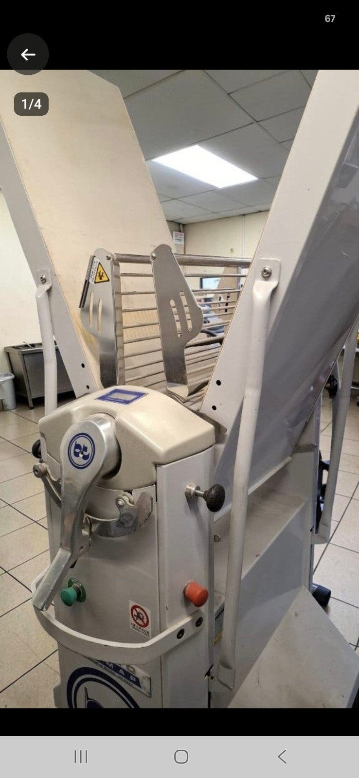 Tekno Stamap Easy uitroltafel, laminoir, Ophalen
