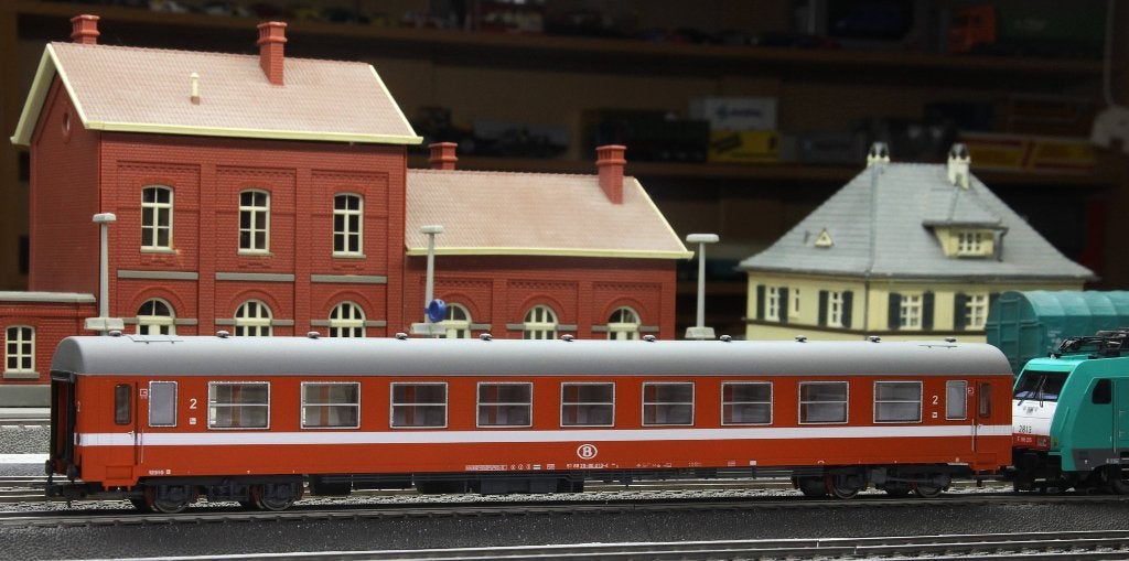 LS Models voitures SNCB I4 C1 orange, Autres marques, Analogique, Enlèvement ou Envoi, Wagon