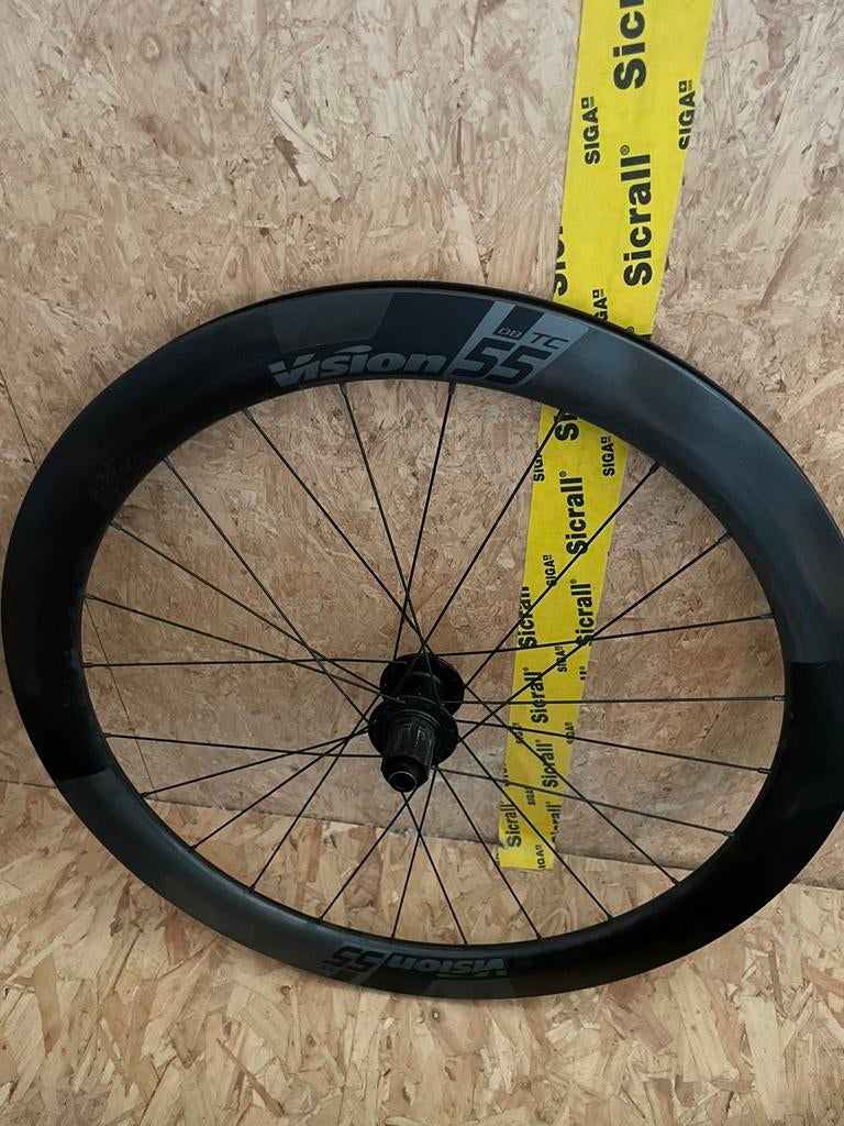 Vision tc 55m carbon disc achterwiel shimano body, Fietsen en Brommers, Ophalen, Gebruikt, Racefiets, Carbon