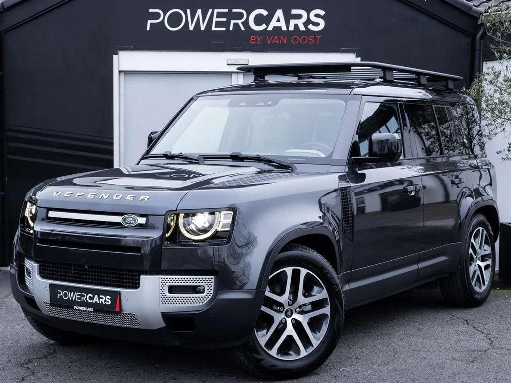 Land Rover Defender 110 3.0D | LEDER | PANO | MERIDIAN | ROO, Automaat, Gebruikt, Skiluik, Leder