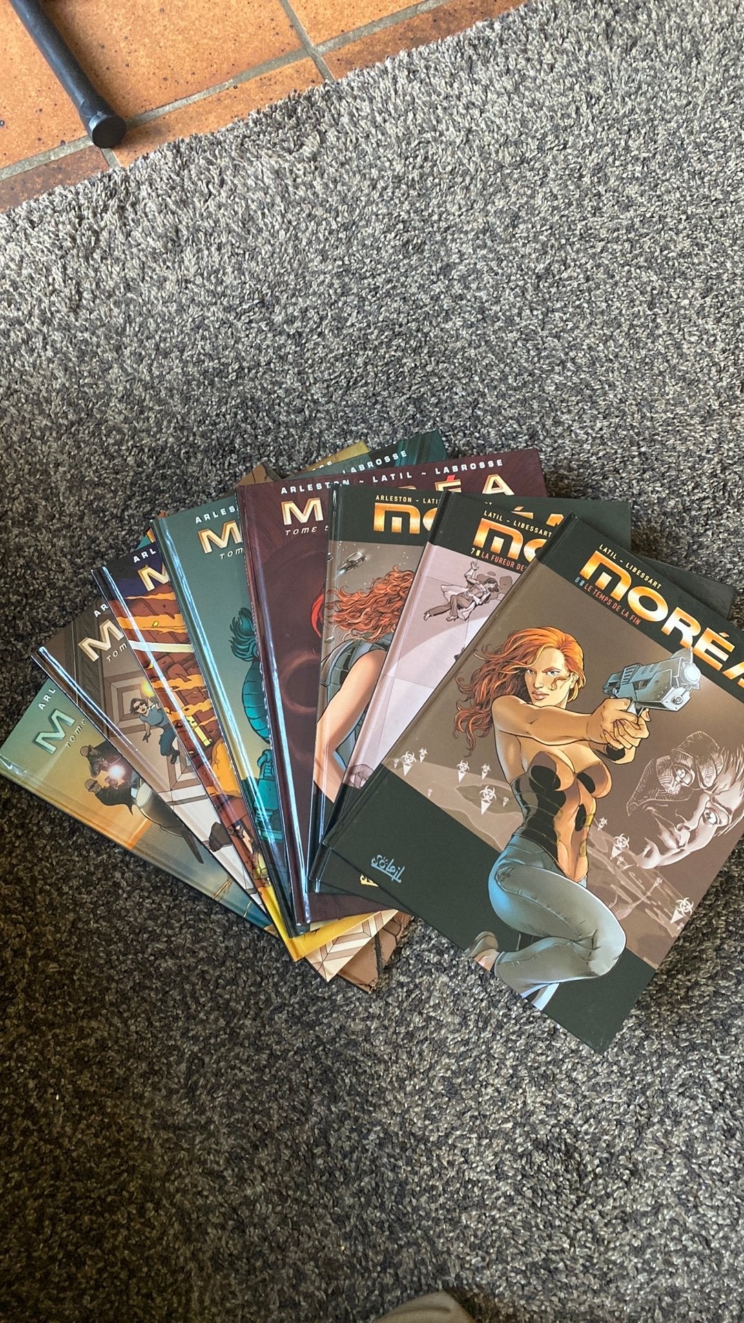 Serie Morea tome 1 a 8, Meerdere stripboeken, Ophalen, Gelezen