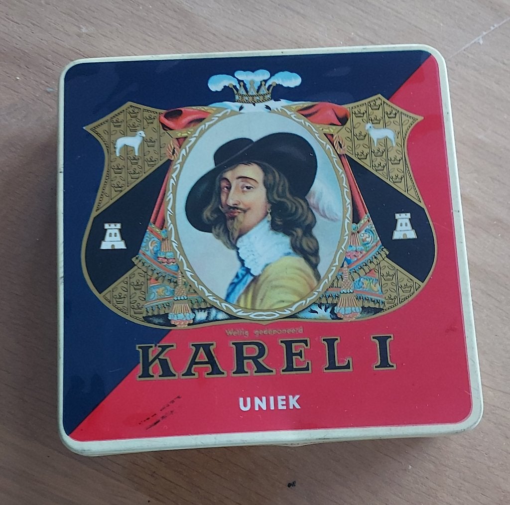 Ancienne boite à cigares Karel I, Enlèvement ou Envoi, Utilisé, Autres types