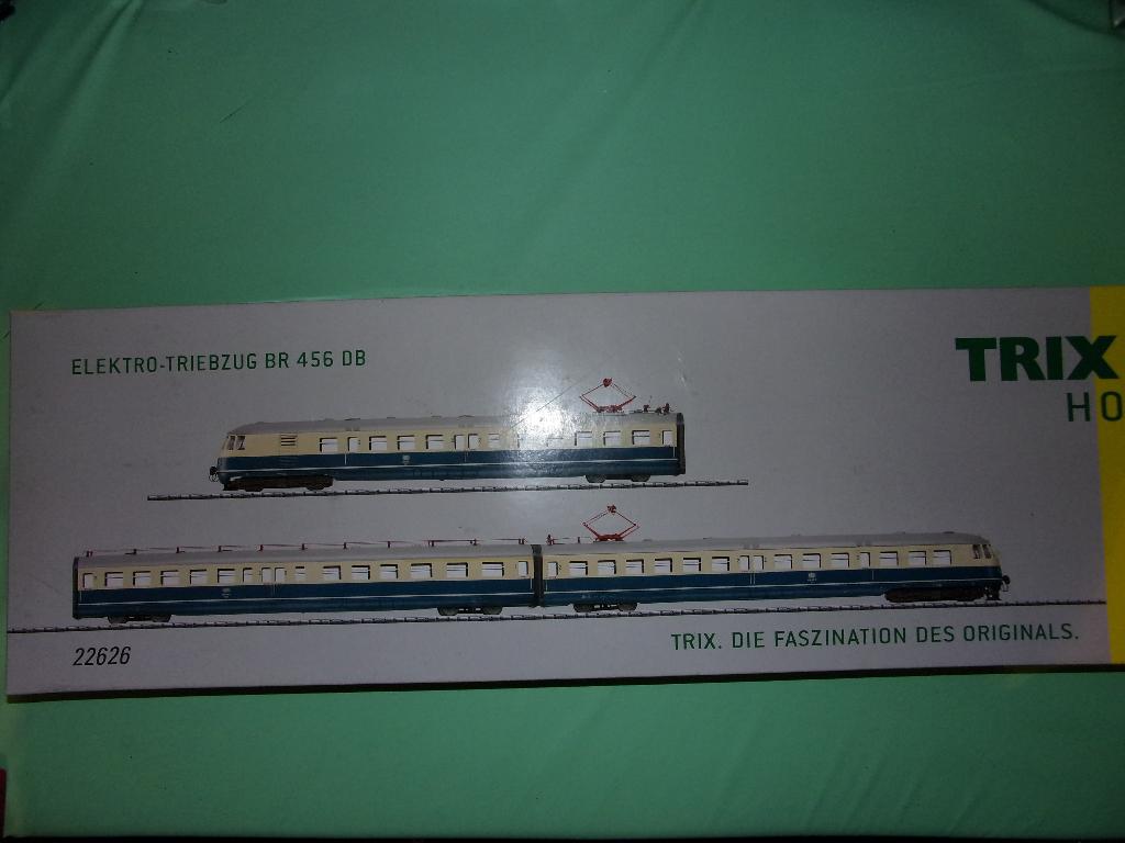 TRIX coffret autorail électrique BR 456 DB 22626 NEUF, Neuf, Enlèvement ou Envoi, Trix, Courant continu