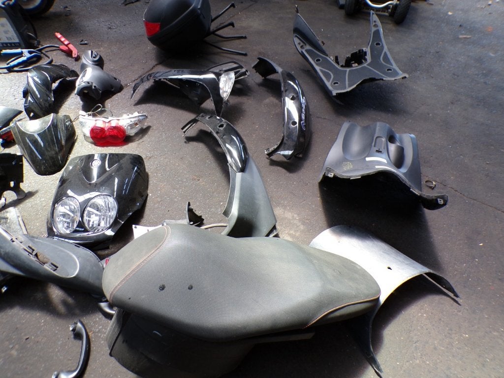 Carenage Yamaha Neos LP/15583, Motoren, Ophalen, Gebruikt