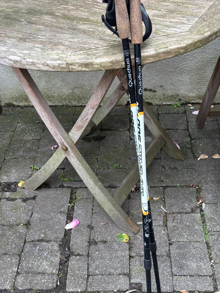 Paar verstelbare Nordic walking  stokken, Divers, Bâtons de marche, Enlèvement, Ajustable, Utilisé