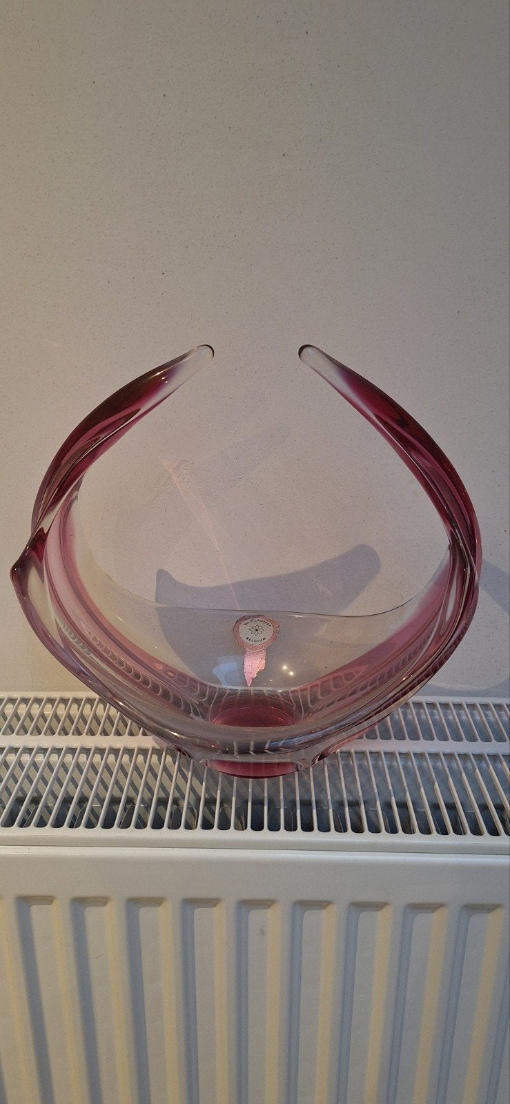 splendide grand plat val saint lambert, Antiquités & Art, Antiquités | Verre & Cristal, Enlèvement