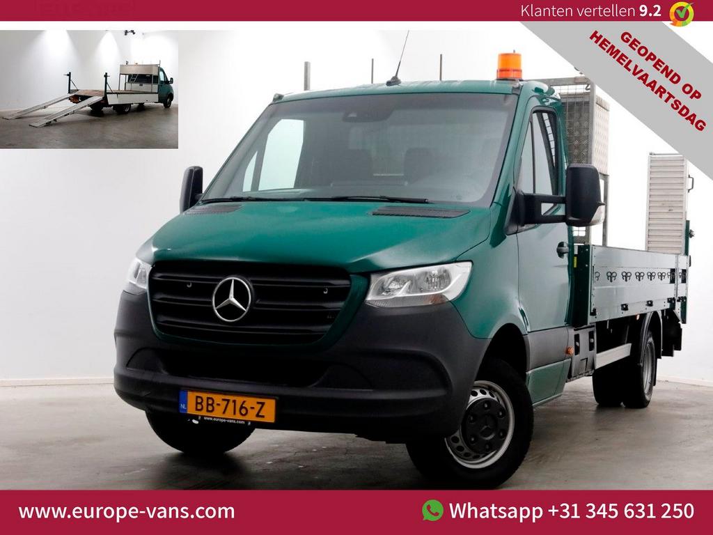 Mercedes-Benz Sprinter 516 CDI 163pk E6 Open Laadbak/Oprijwa, Parkeercamera, Mercedes-Benz, Bedrijf, Onderhoudsboekje