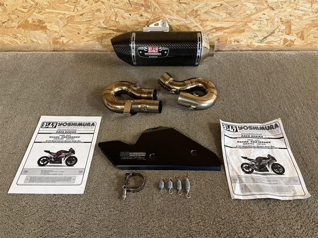 Yoshimura R-77 R77 uitlaat demper Honda CBR1000RR 2008-2011, Verzenden, Gebruikt