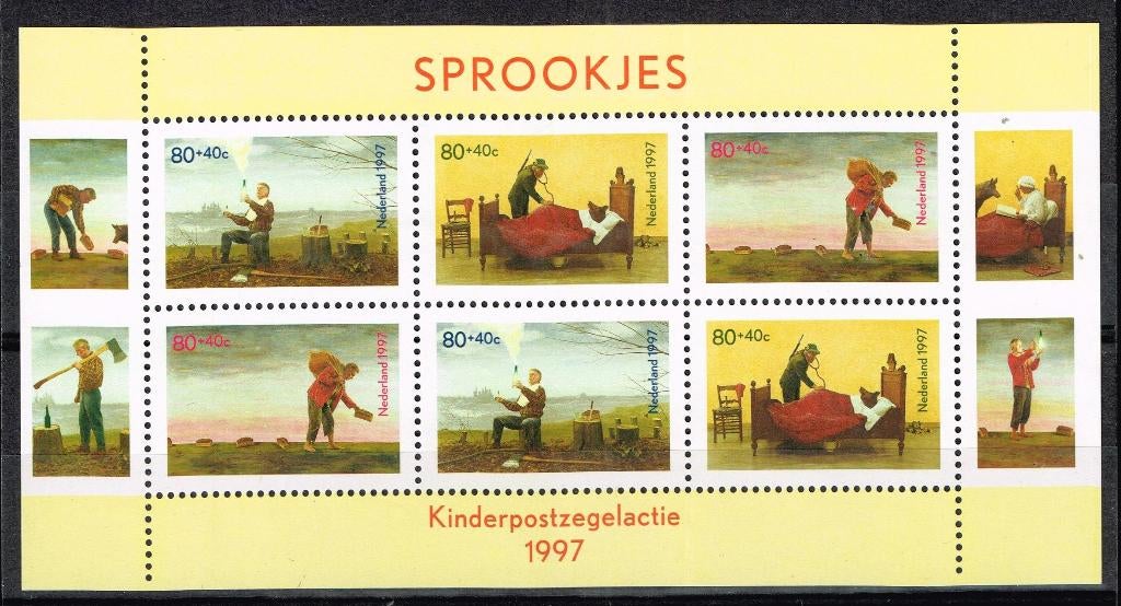Timbres néerlandais - K 2528 - contes de fées, Timbres & Monnaies, Timbres | Pays-Bas, Non oblitéré, Après 1940, Envoi