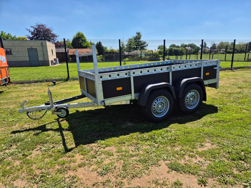 Dubbelas aanhangwagen 750kg, Ophalen